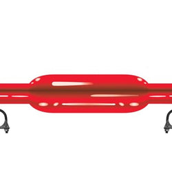 Cherry Bomb 87520CB Muffler 12 inch OAL, 8 in Body 2.0