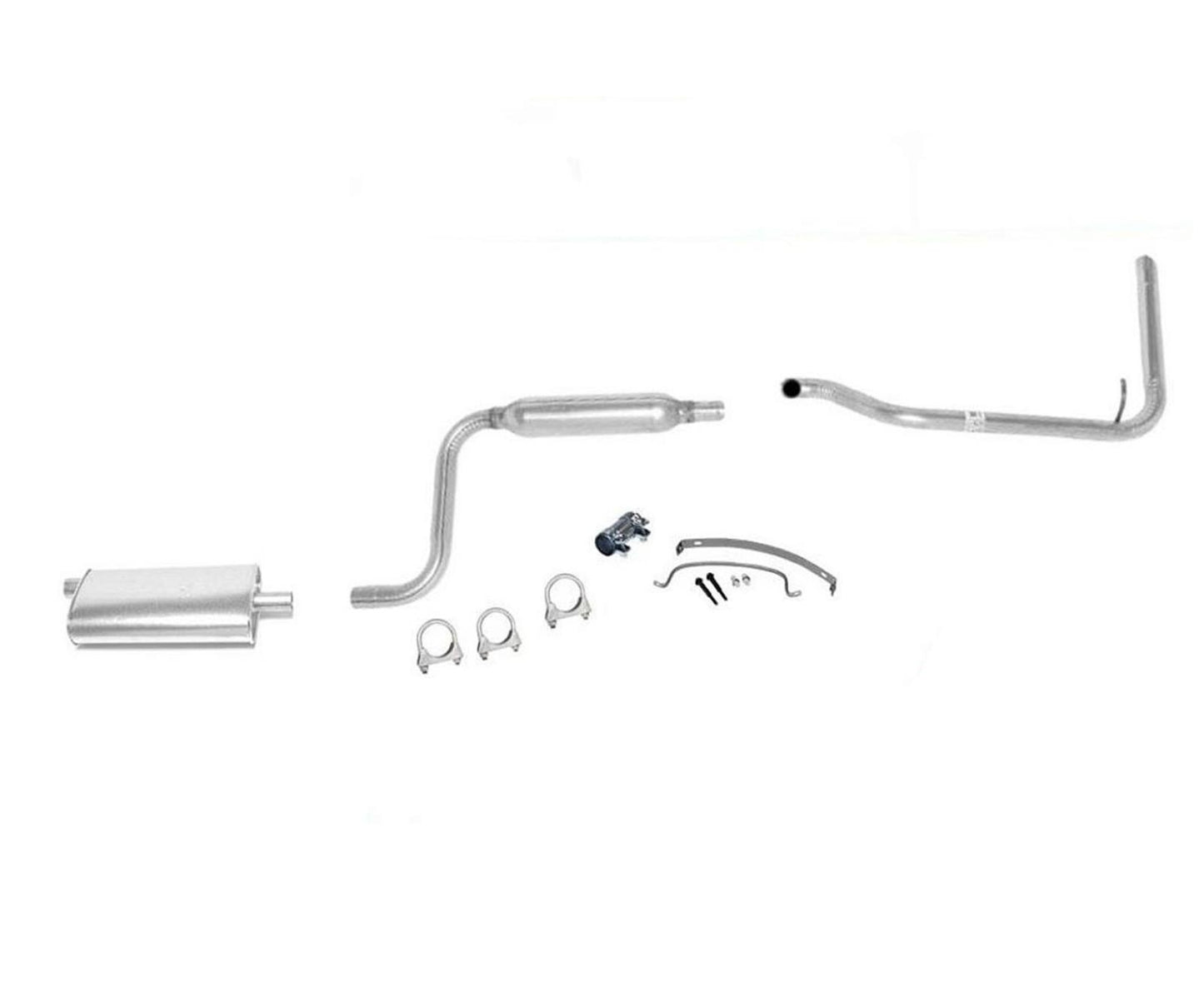 Muffler Resonator Tail Pipe Exhaust System For 1991-1995 Dodge Caravan 3.0L 3.3L