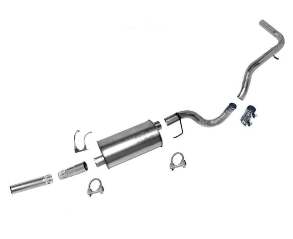 Muffler Pipe Exhaust System Fits Dodge Dakota Pickup 112 & 124" Wheel Base 92-96