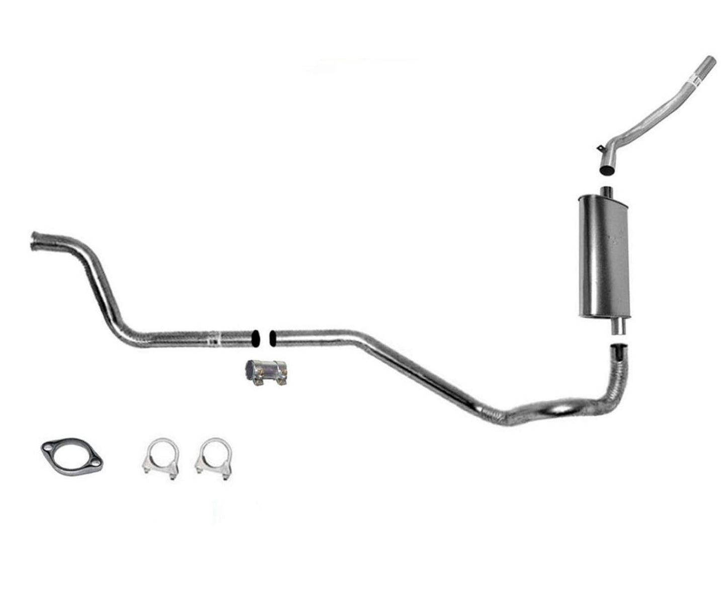 OE Muffler Exhaust System For 1984 1985 1988 Regal Cutlass V8 5.0L Y Engine