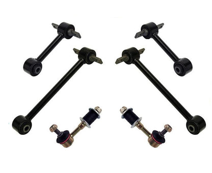 Se adapta a Volvo V40 S40 00-04, eslabones laterales traseros del automóvil y eslabones de barra estabilizadora, 6 piezas