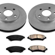 Front Rotors & Brake Pads For Chevrolet Ventura 1997-2002 Front Wheel Drive