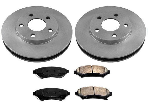 Front Rotors & Brake Pads For Chevrolet Ventura 1997-2002 Front Wheel Drive