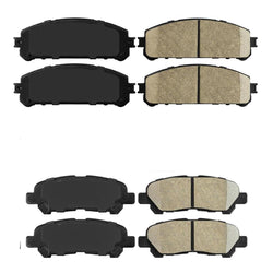 Ceramic Front & Rear Brake Pads For Toyota Highlander 2008 2009 2010 2011 2013
