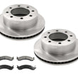 00-02 Dodge Ram 2500 3500 F Brake Rotors & Ceramic Pads 5393 CD821