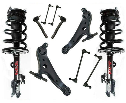 Front Strut Lower Control Arms Tie Rod & Links For Toyota Venza 2009 2015 2016