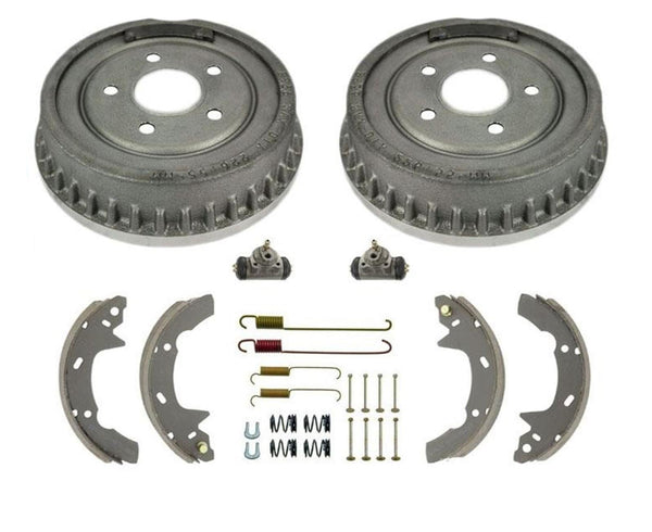 For 86 to Production Date 03/14/92 Taurus Sedan Brake Drums & Shoes W/C Springs