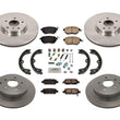 Front Rear Brake Rotors Brake Pads for Nissan Maxima 04-08 Murano 05-07