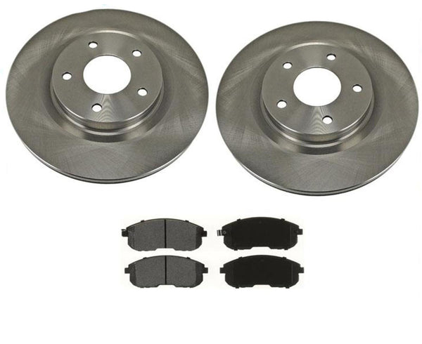 Front Brake Rotors Ceramic Pads For Nissan Juke 2011 2012 2013 2014 2015 2017