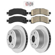 Rear Ceramic Pads & Coated Rotors For 2003-2014 GMC SAVANA YUKON & YUKON XL