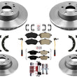 Disc Brake Rotors Brake Pads For Mercedes Benz C250 12-15 Without Sport Package