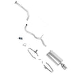 Para sistema de escape con silenciador de doble salida Chevrolet Cavalier 2.2L 1997-1998