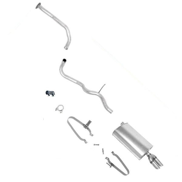 Para sistema de escape con silenciador de doble salida Chevrolet Cavalier 2.2L 1997-1998