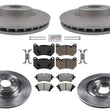 F&R Premium Disc Brake Rotors & Ceramic Disc Brake Pads For Audi Q5 2018-2024