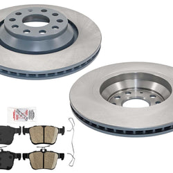 Rear Disc Brake Rotors Brake Pads for Volkswagen Atlas Altas Cross 2018-2024