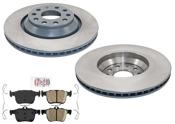 Rear Disc Brake Rotors Brake Pads for Volkswagen Atlas Altas Cross 2018-2024