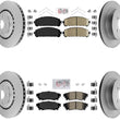 Front & Rear Ceramic Brake Pads & Coated Rotors FOR 15-2021 NX200T NX300 NX300H