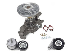 Nuevo tensor y polea de correa de bomba de agua de embrague de ventilador para 02-06 Avalanche 2500 8.1L