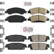 Pastillas de freno delanteras y traseras de cerámica PARA CADILLAC ESCALADE y ESCALADE ESV 2015-2020