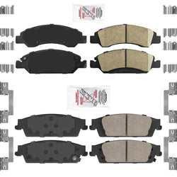 Ceramic Front + Rear Brake Pads FOR 2015-2020 CADILLAC ESCALADE & ESCALADE ESV