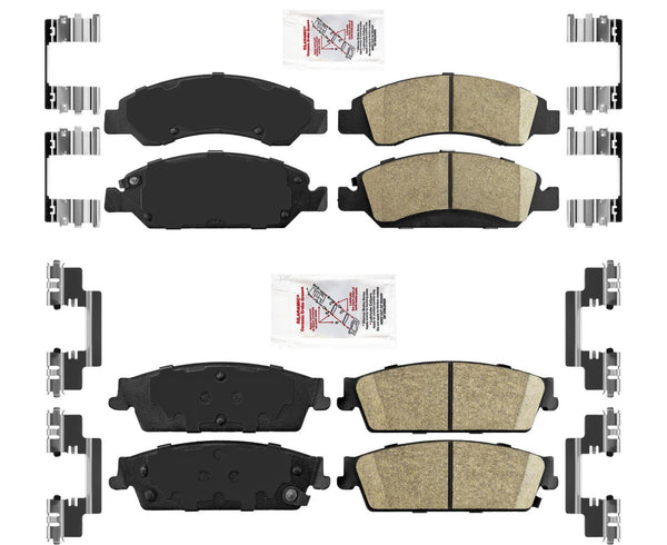 Pastillas de freno delanteras y traseras de cerámica PARA CADILLAC ESCALADE 2008-2014; ESV y EXT