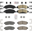 Ceramic Front + Rear Brake Pads FOR 2013-2019 Cadillac XTS HD Brakes; 6 Lugs