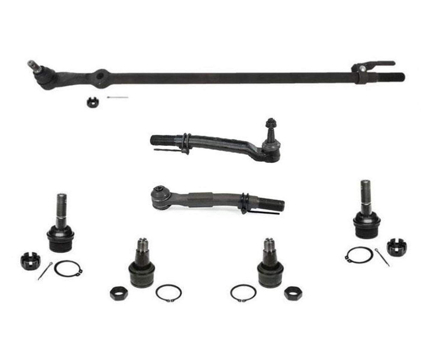 for 2005-2016 Ford F250 F350 Super Duty Outer Tie Rod Ends Drag Link Ball Joints