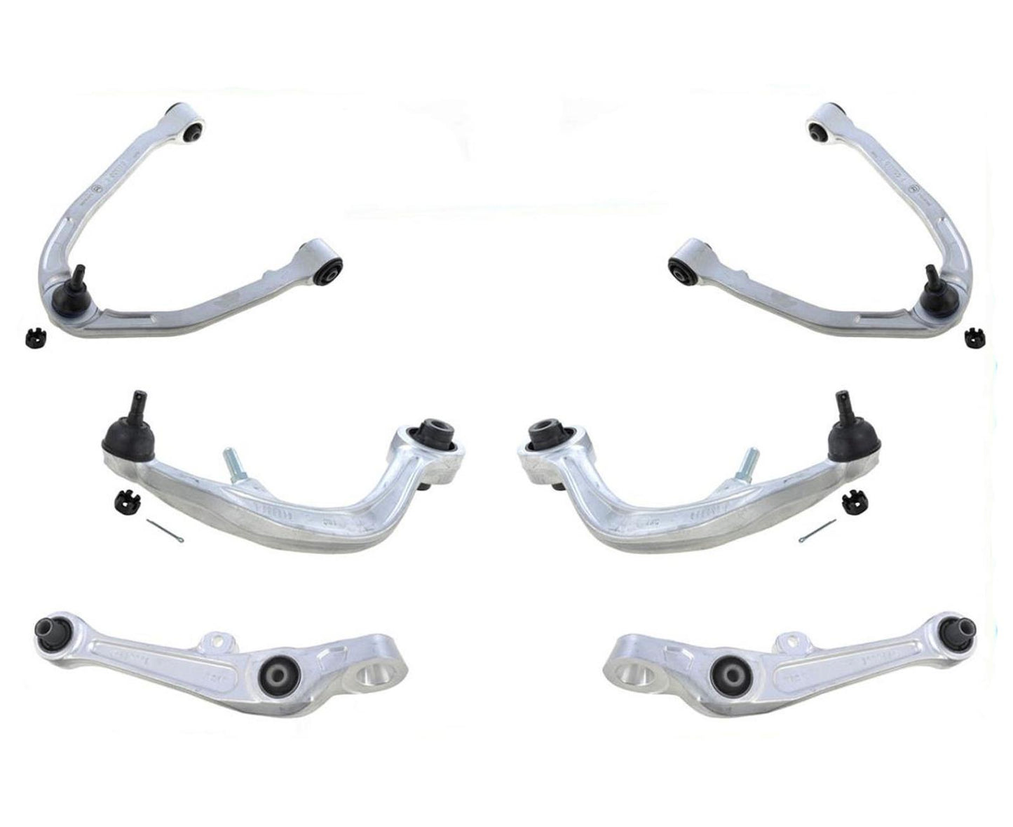 Front Upper & Lower Control Arm With Ball Joint & Bushing For Nissan 350Z 03-09
