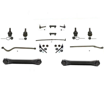 00-02 RAM 3500 PICKUP RAM FRT BRAZOS DE CONTROL BAJO Rótulas Kit de chasis de 15 piezas