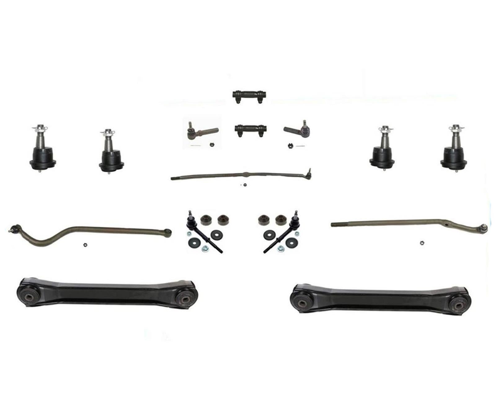 00-01 RAM 2500 PICKUP DE SERVICIO LIGERO RAM 4X4 FRT BRAZOS DE CONTROL BAJO Rótulas 15 piezas