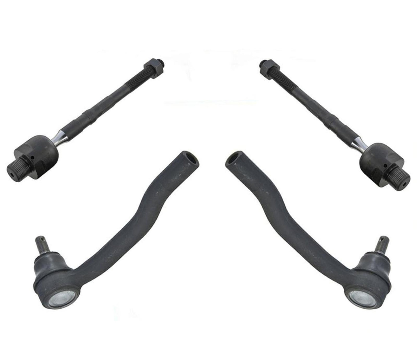 Se adapta a Mazda 6 09-13, 4 cilindros y 6 cilindros (2) extremos de barra de acoplamiento interiores y (2) exteriores.
