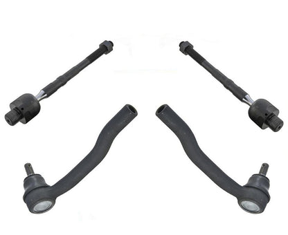 Se adapta a Mazda 6 09-13, 4 cilindros y 6 cilindros (2) extremos de barra de acoplamiento interiores y (2) exteriores.