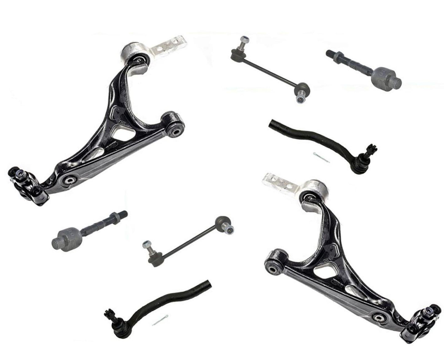 Se adapta a brazos de control inferiores delanteros Mazda 6 09-13 con kit de chasis de 8 piezas con rótula