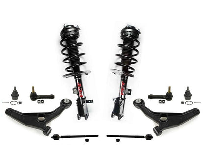 For 11-14 Chrysler 200 Convertible Front Coil Spring Strut Control Arm Tie Rods