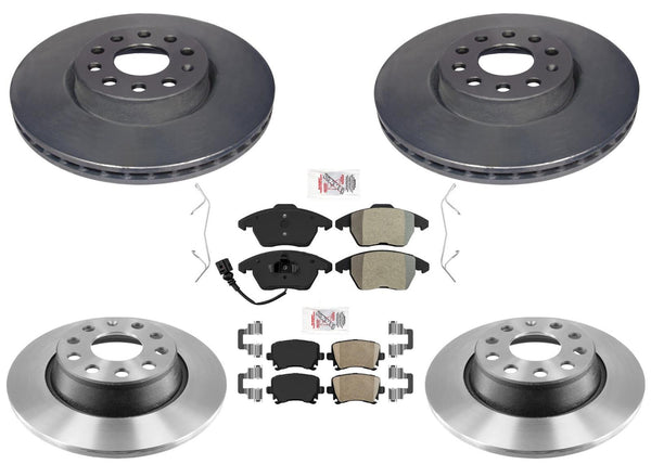 Performance Disc Brake Rotors Pads For Audi A3 & A3 Quattro 2006-2009 2.0L Gas