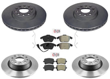 Carbon Performance F & R Disc Brake Rotors & Brake Pads For Audi Q3 2013-2015