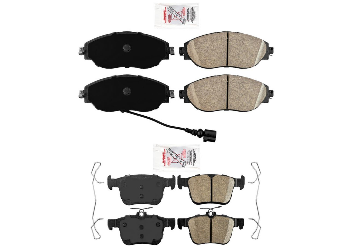 Front Rear Ceramic Disc Brake Pads for Volkswagen Arteon 19 2020 2021 2022 2023