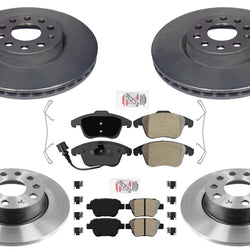 Carbon Performance Disc Brake Rotors Brake Pads For Volkswagen Passat 12-14