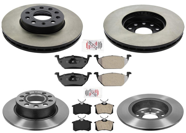 Perform Disc Brake Rotors Brake Pads For Jetta 11-17 with the Small 280MM Rotor