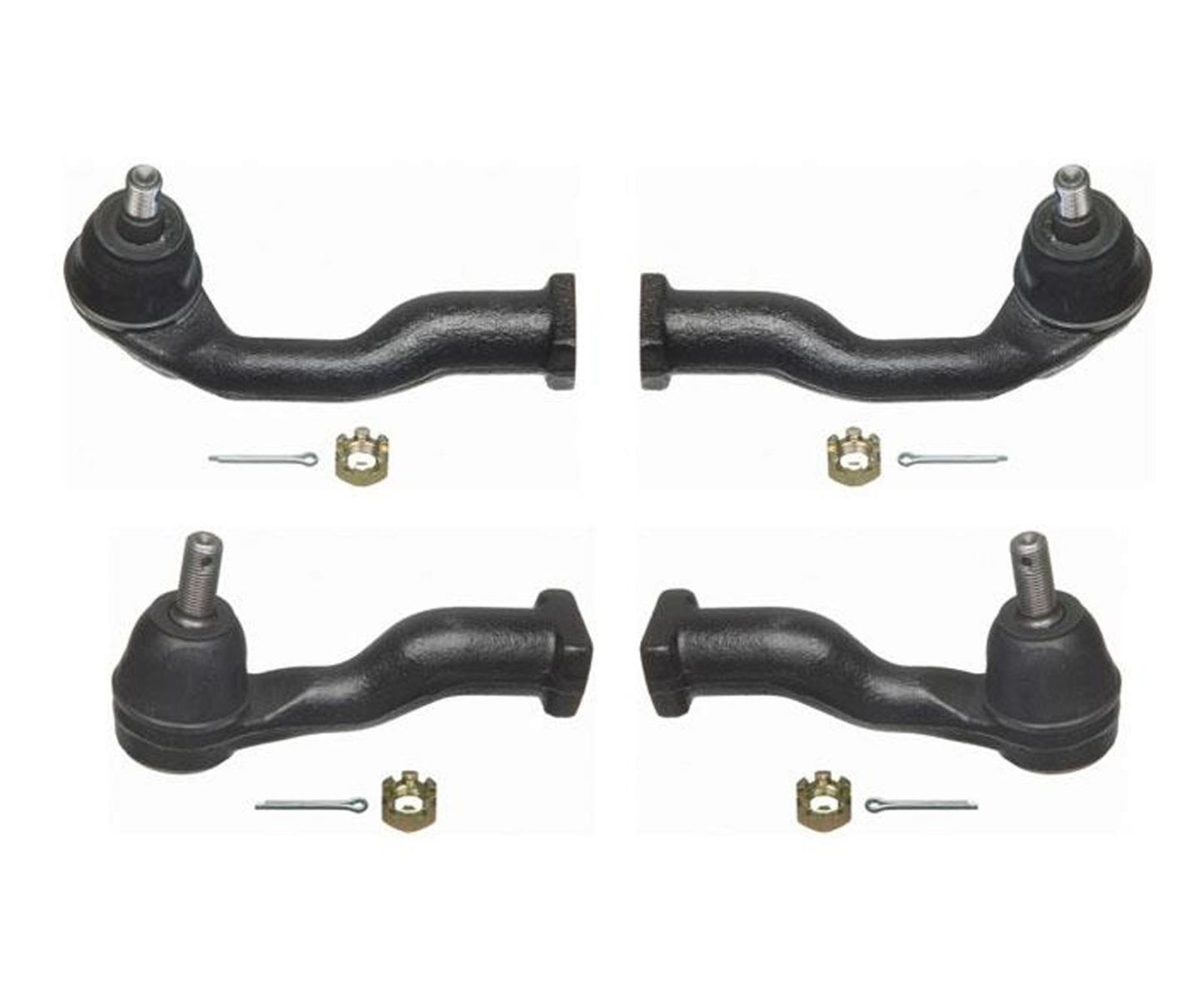 4Pc Inner & Outer Tie Rods for Kia Sportage 1995 1996 1997 1998 1999 2001 2002
