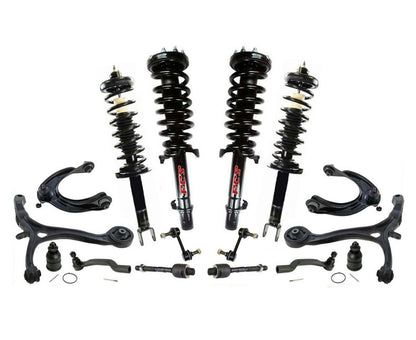 Fits For 08-12 Accord 3.5L W/ Automatic Trans Coil Spring Strut Tie Rods 16Pc