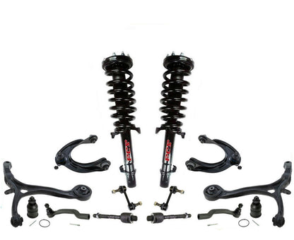 Front Struts Control Arms Tie Rods & Links For 08-12 Accord V6 4 Door Automatic