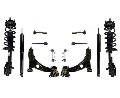 Coil Spring Shocks Lower Control Arm Ball Joint Tie Rods Links Mazda CX-7 07-12 - Photo 1