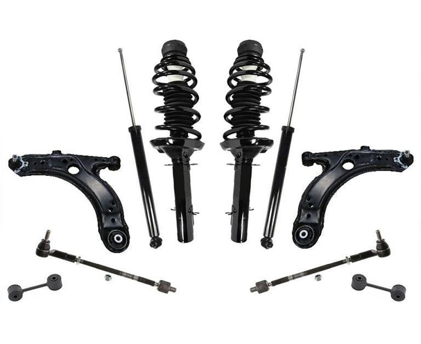 Suspension and Chassis 10pc Kit for Volkswagen Beetle Cabriolet 2003-2005