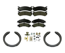 Brake Pads Parking Shoes Spring Kit For Chevrolet Tahoe w 4 Wheel Brake Disc