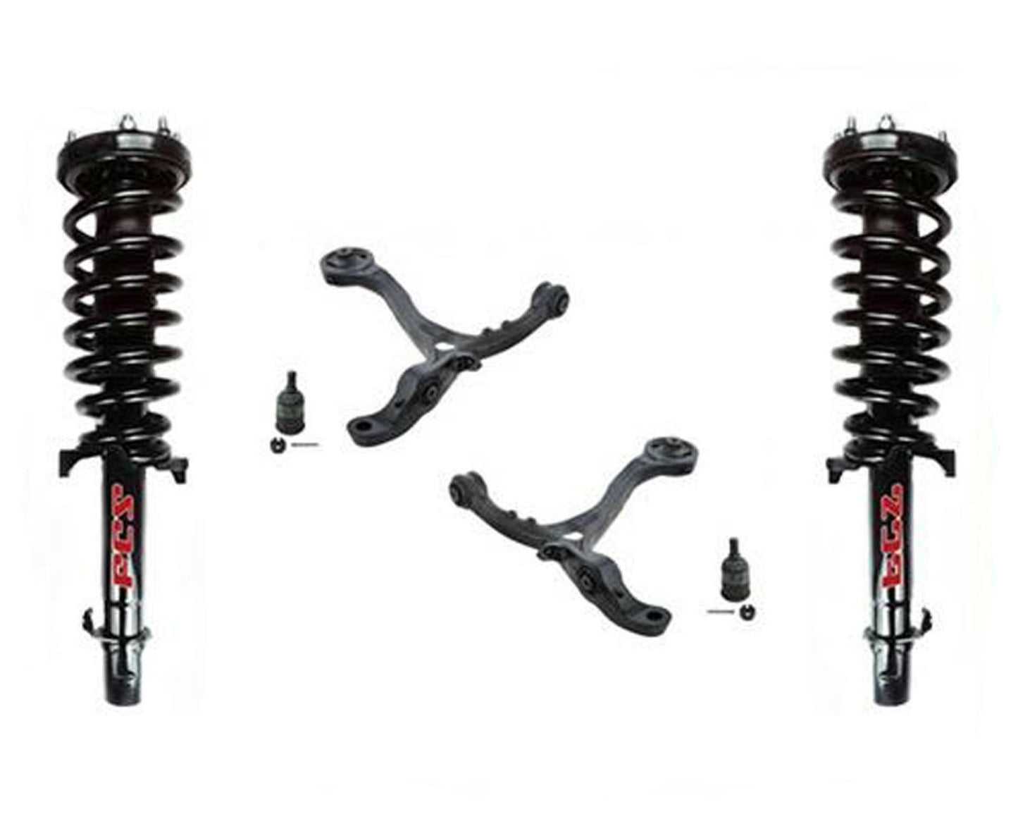 08-12 Accord V6 3.5L 4 puertas automático D/SP/S 6 piezas brazo de control puntales de rótula