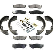 Brake Pads & Parking Brakes Springs For 2006-2008 Ram 1500 Mega Cab 8 lug
