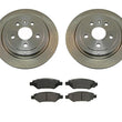 For 2010-2015 Chevrolet Camaro V6 3.6L Rear Brake Rotors & Ceramic Brake Pads