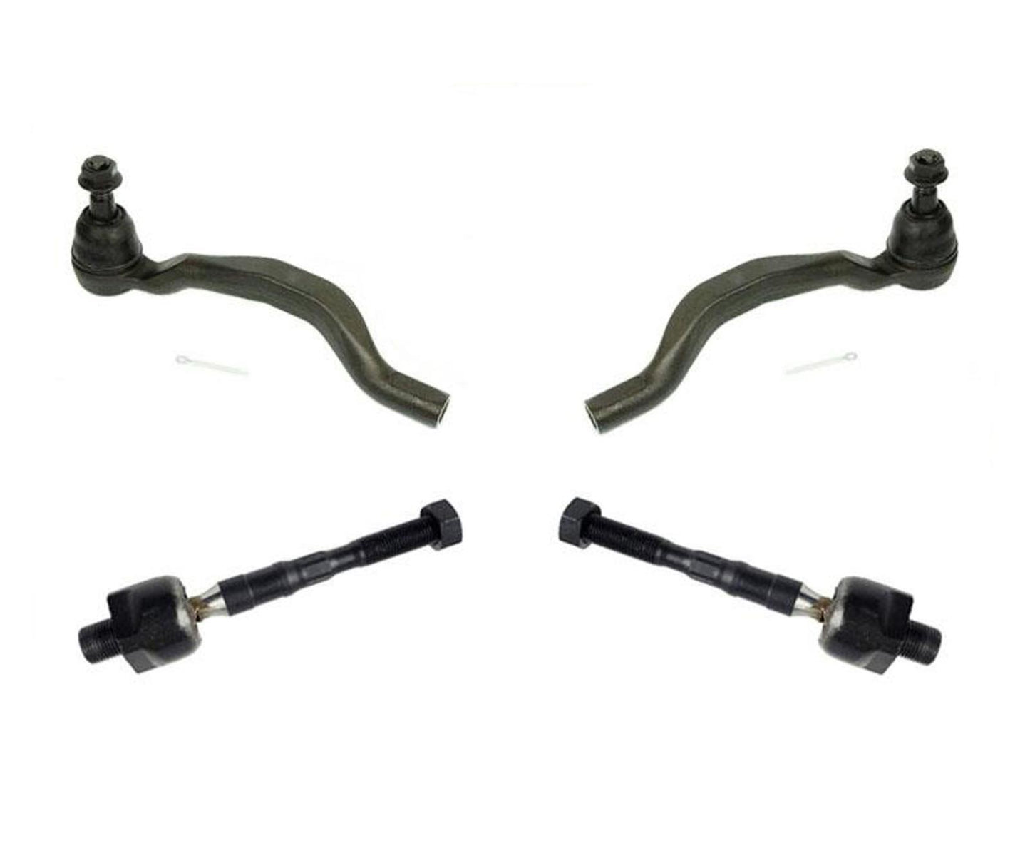 Varillas de acoplamiento delanteras interiores y exteriores para Infiniti 09-12 FX35 FX50, kit de 4 piezas - Photo 1