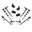 00-03 Durango 00-04 Dakota 2 Wheel Dr (4) Ball Joints Tie Rods 10Pc KIT